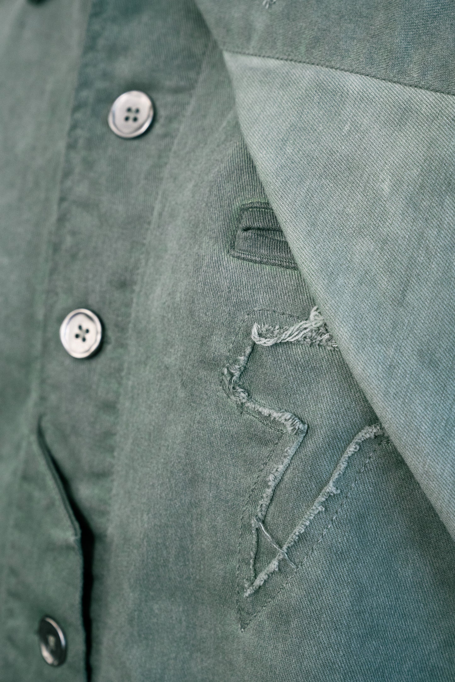 FOLDING SHIRT - GREEN SLATE