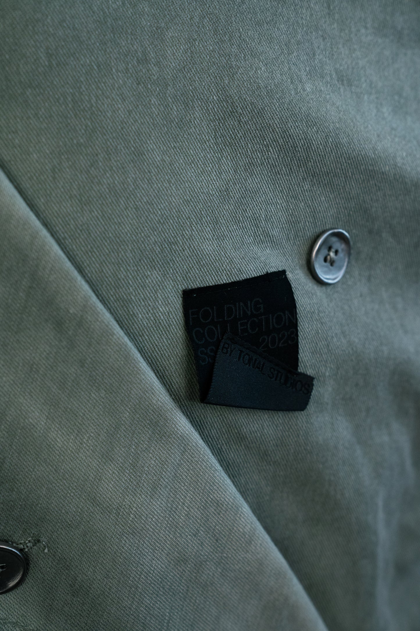 FOLDING SHIRT - GREEN SLATE