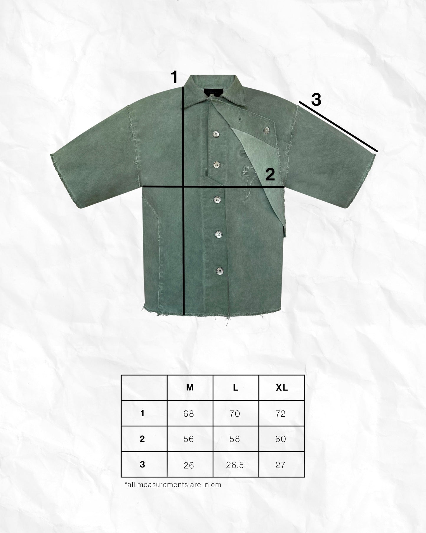 FOLDING SHIRT - GREEN SLATE