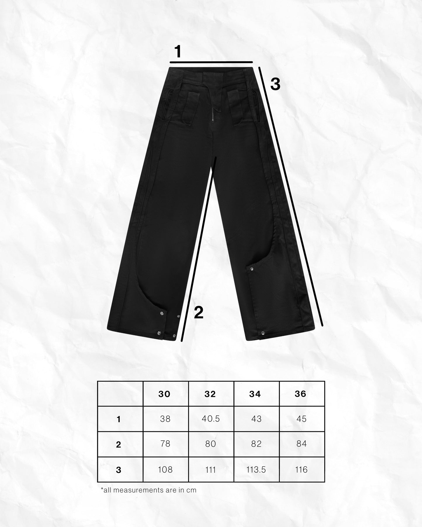 Folding Pants - Black