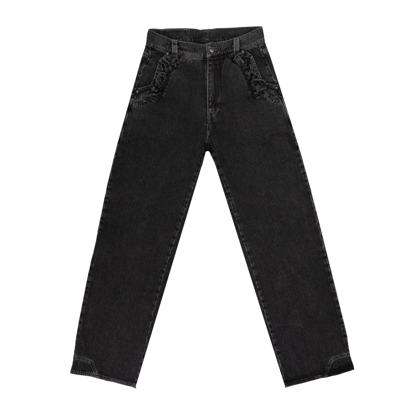 FRAYED DENIM - BLACK (Pre-Sale)