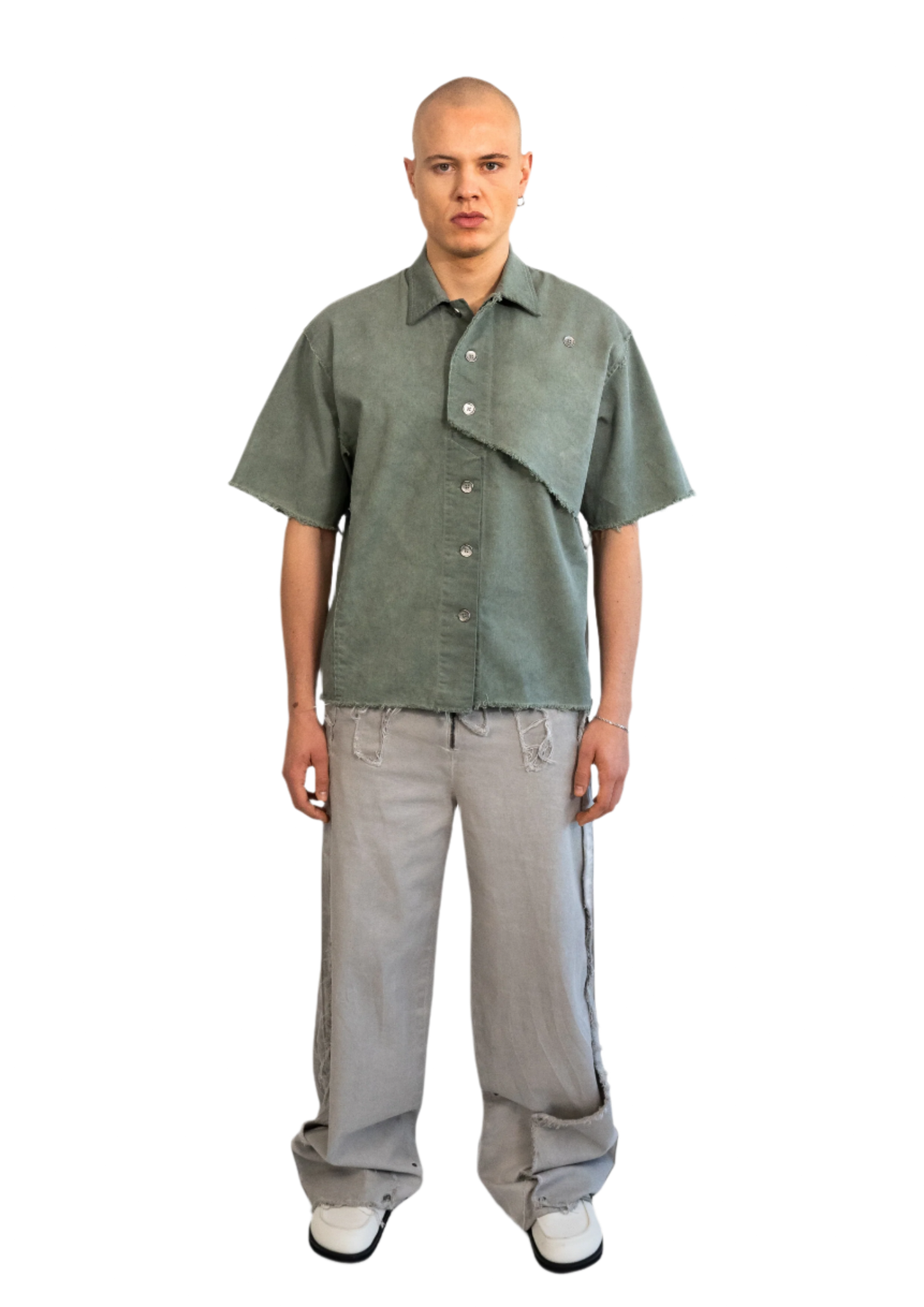 FOLDING SHIRT - GREEN SLATE
