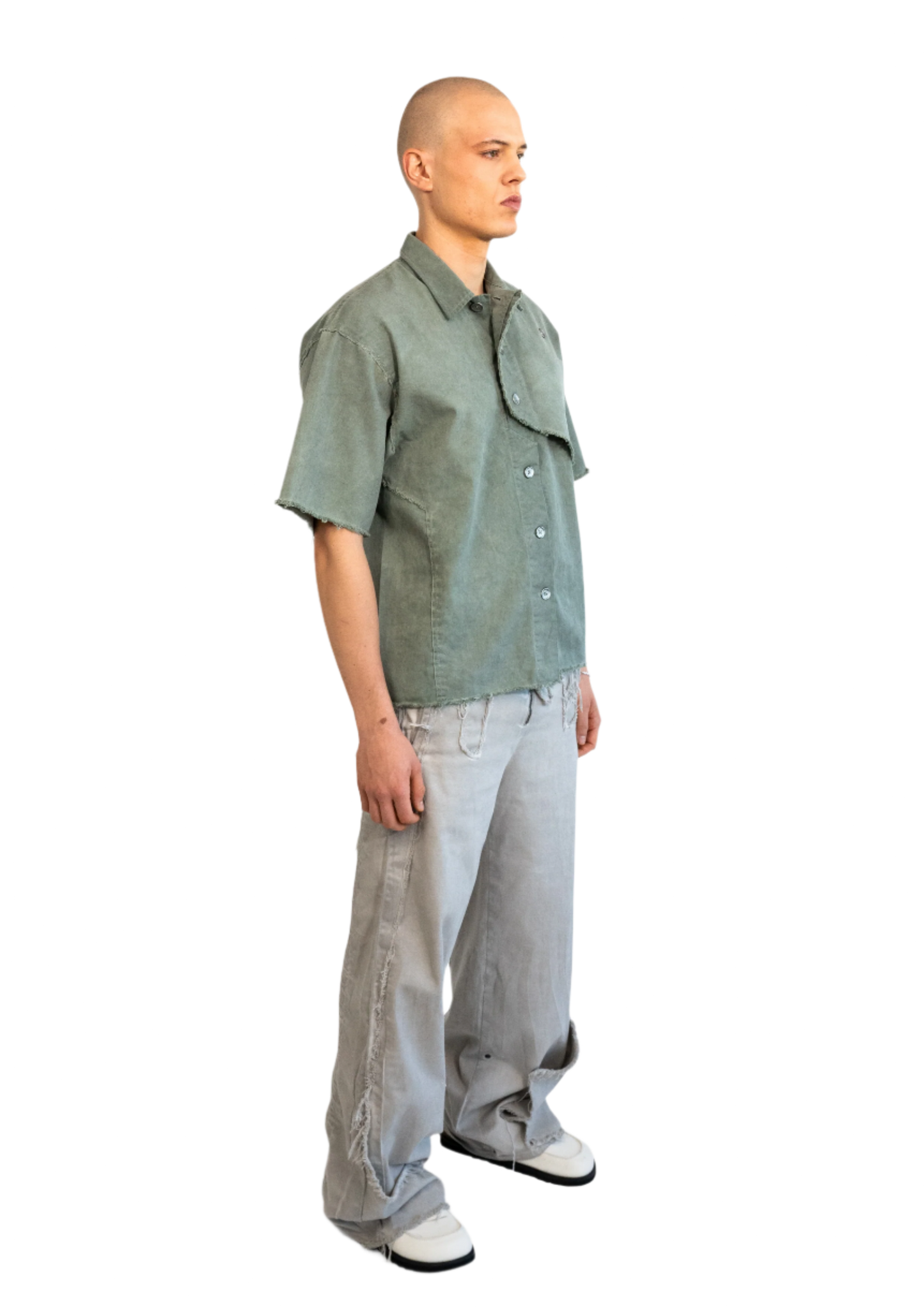 FOLDING SHIRT - GREEN SLATE