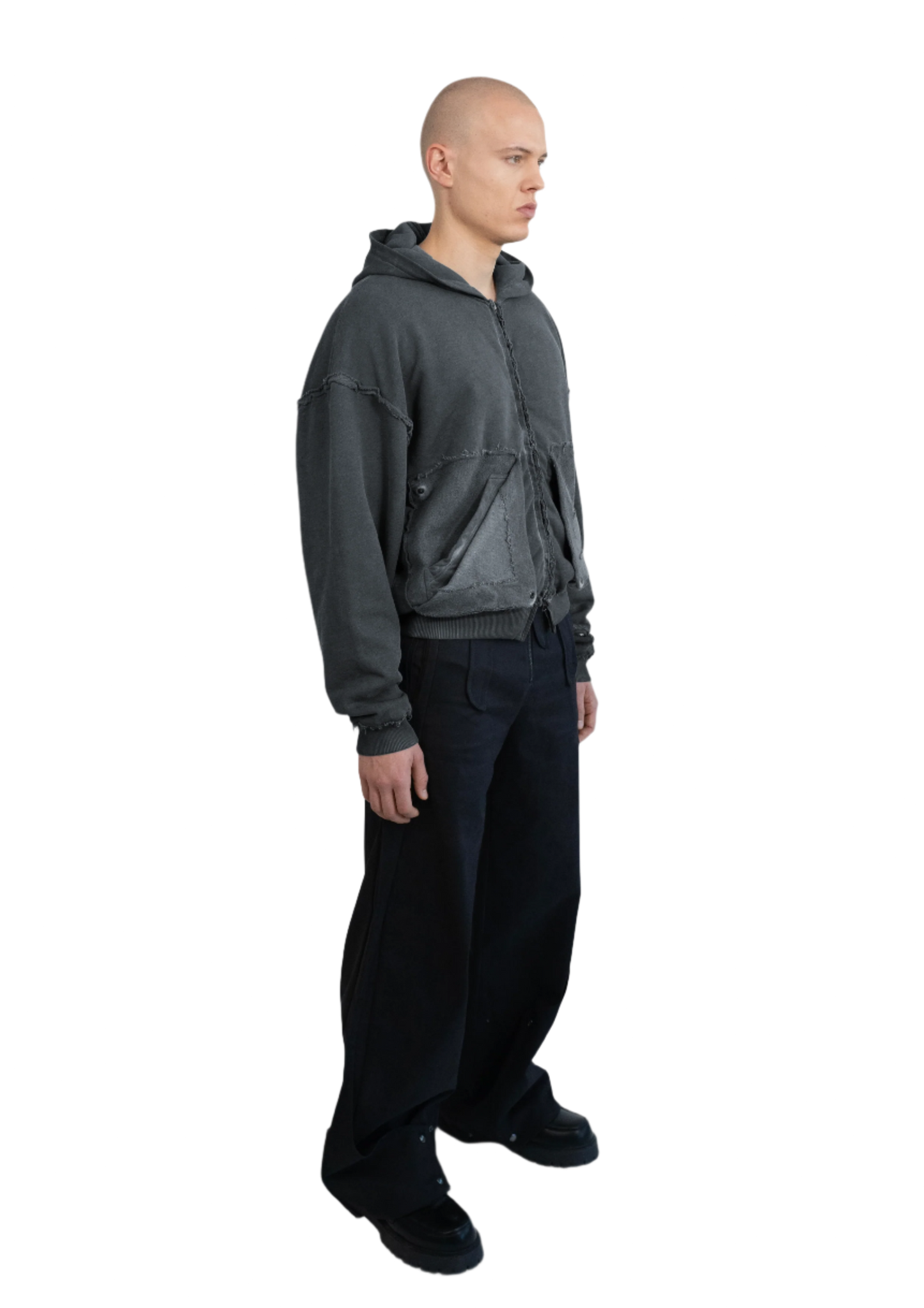 FOLDING ZIP UP - STONE