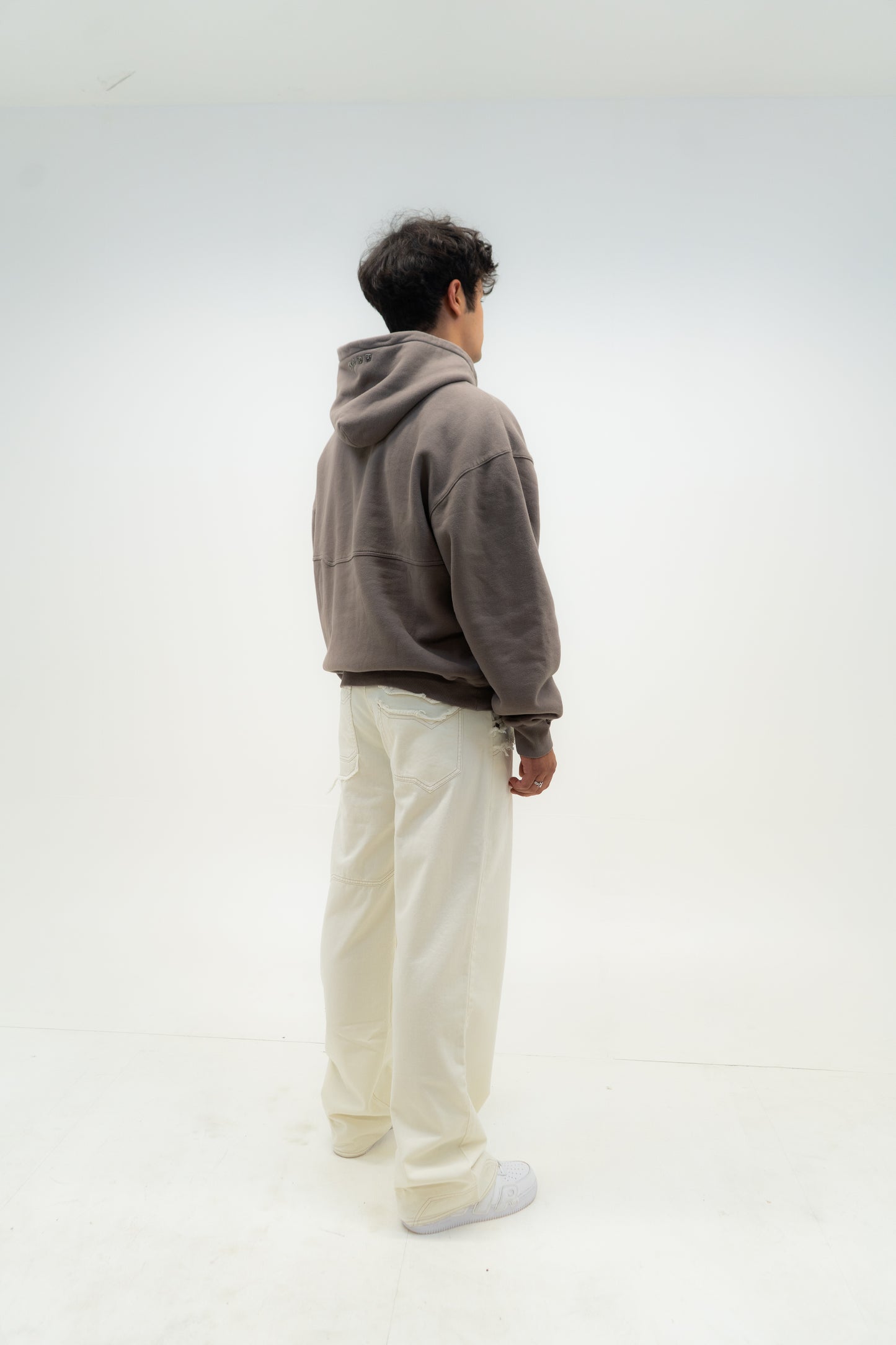 French Pocket Hoodie - Iron