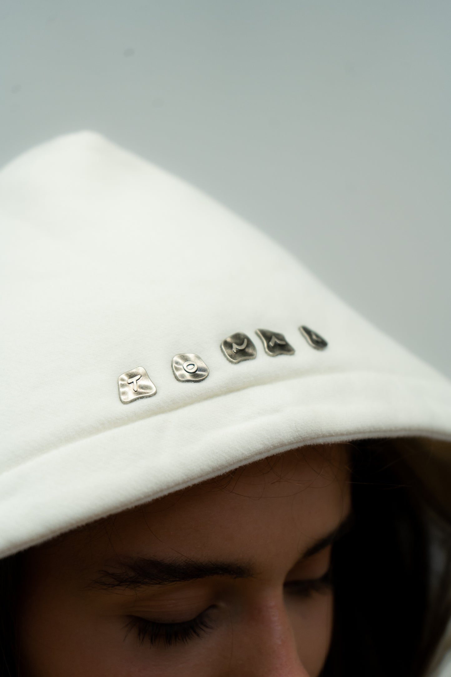 French Pocket Hoodie - Cream