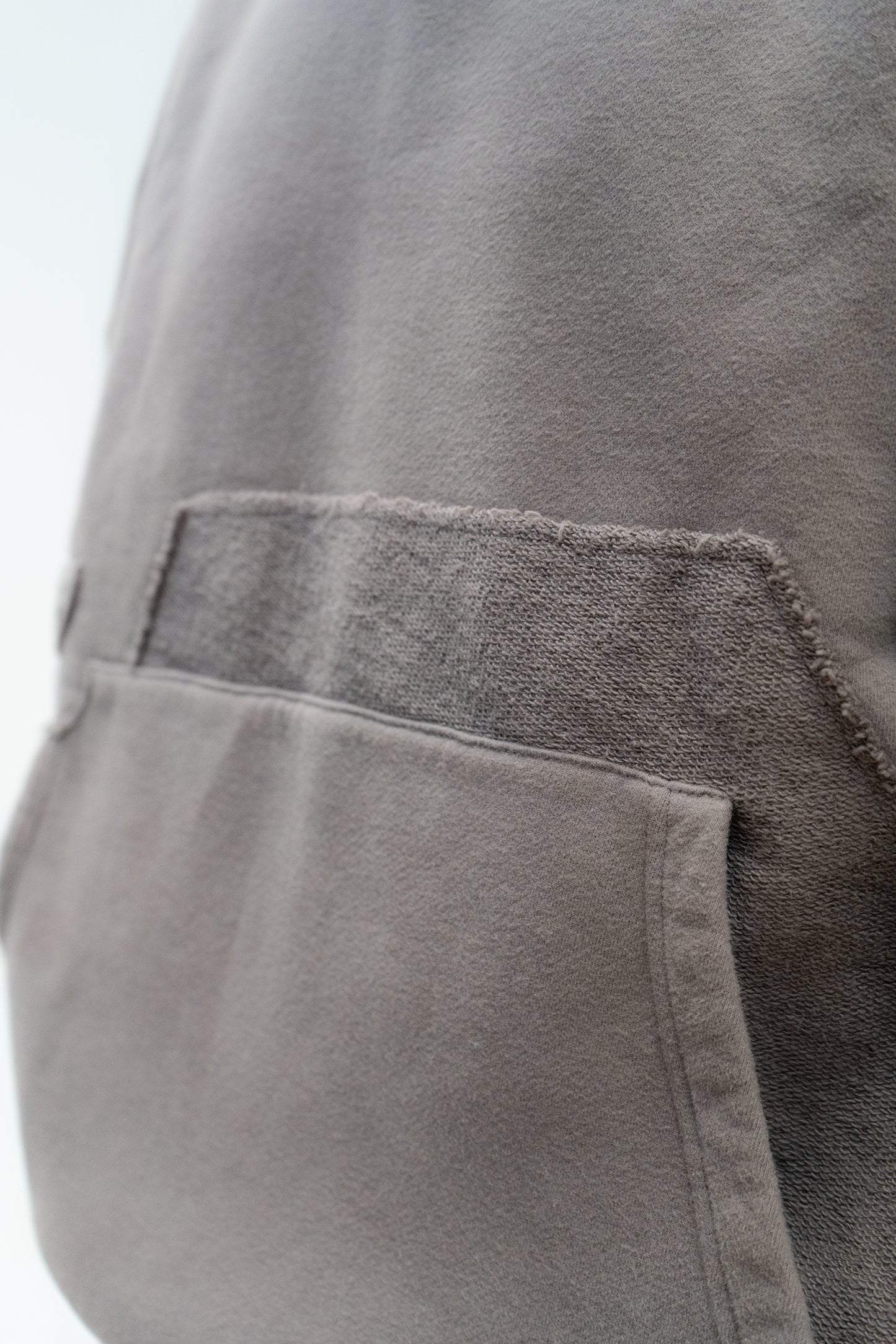 French Pocket Hoodie - Iron