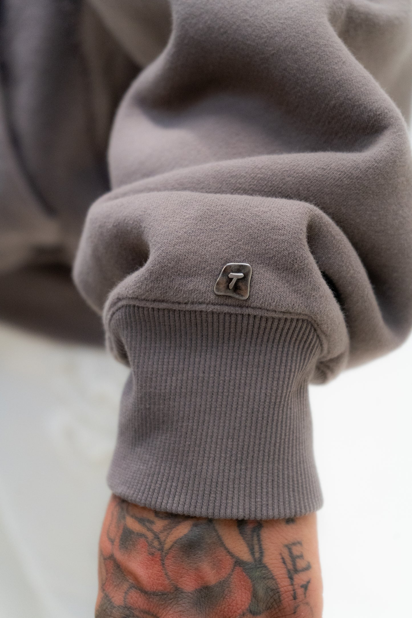 French Pocket Hoodie - Iron