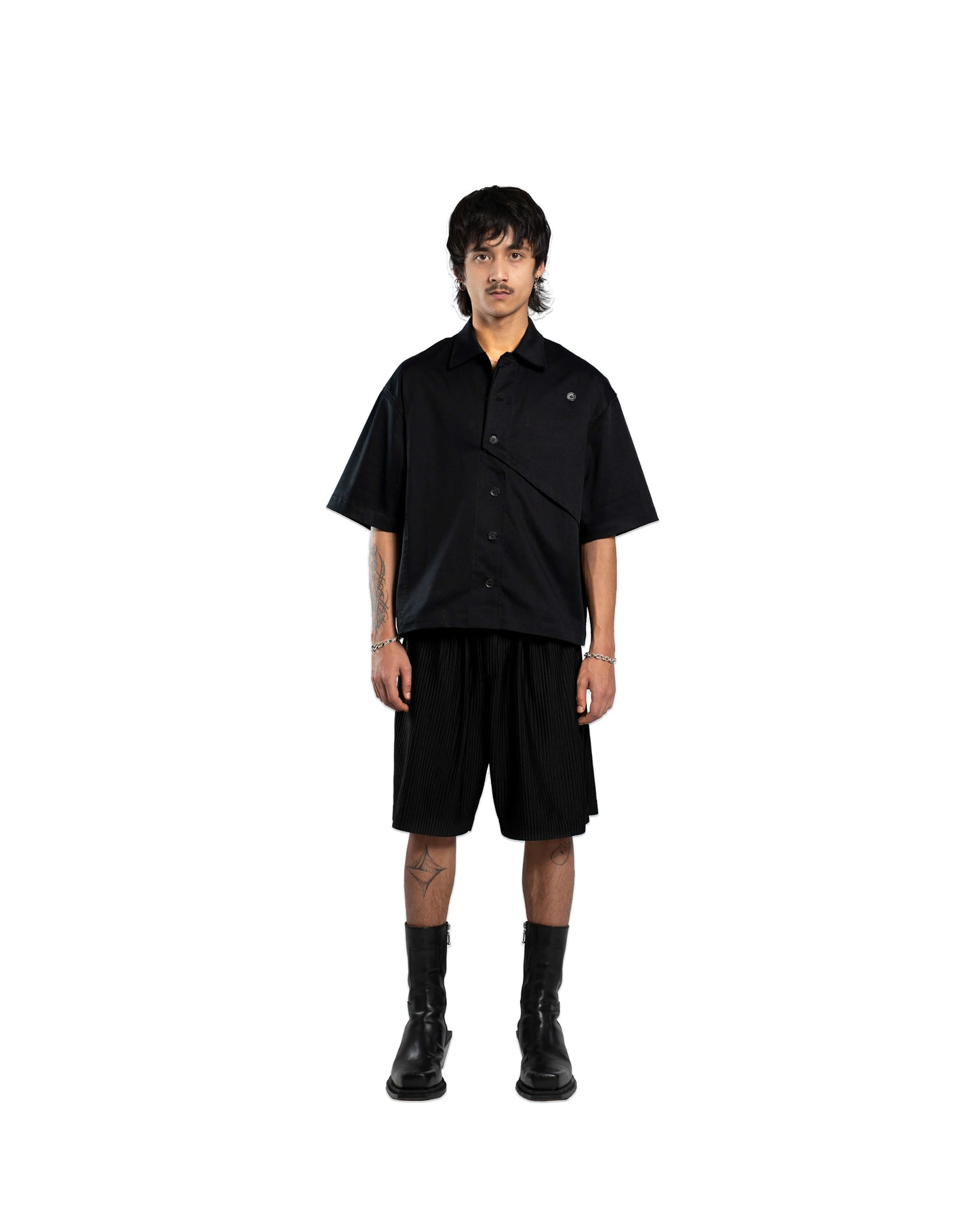 FOLDING SHIRT - BLACK