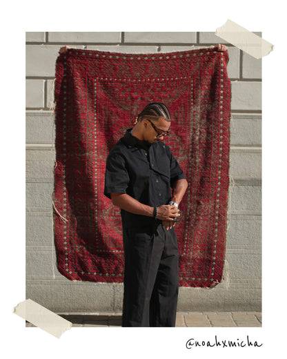 FOLDING SHIRT - BLACK