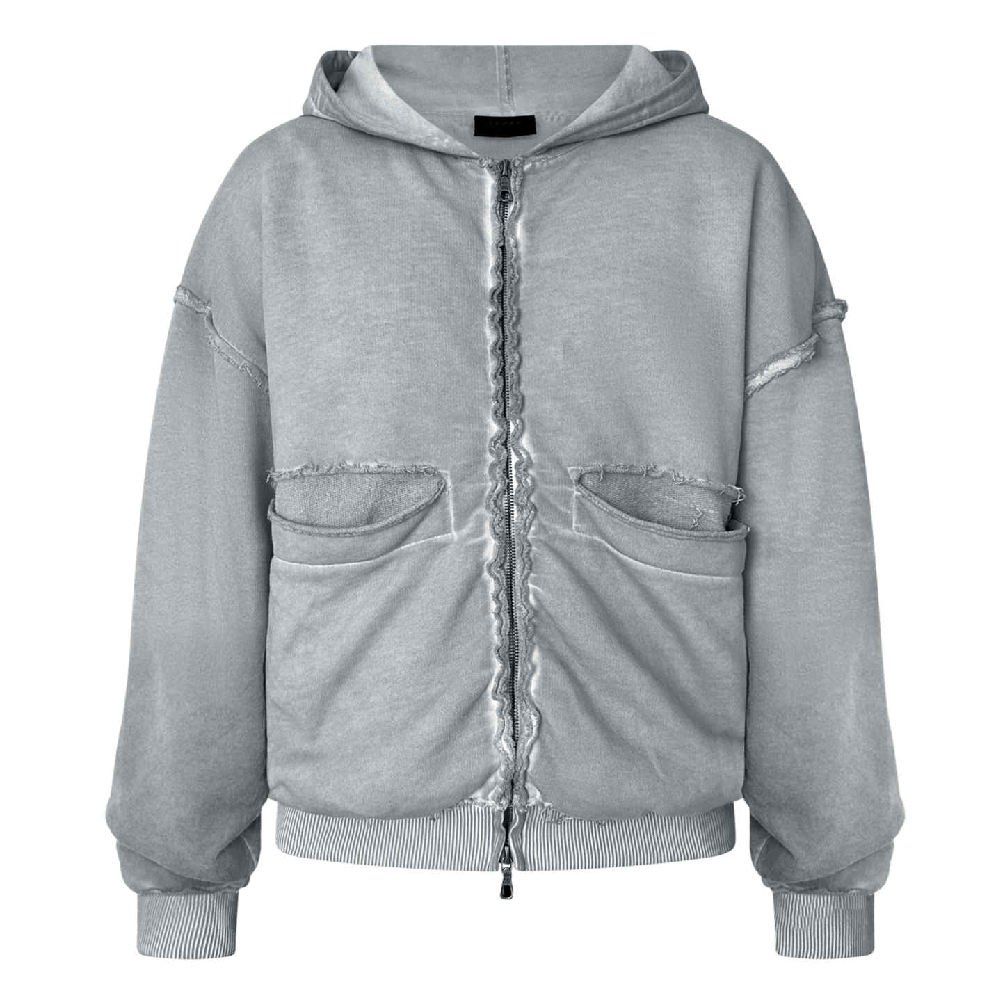 FOLDING ZIP UP - ASH