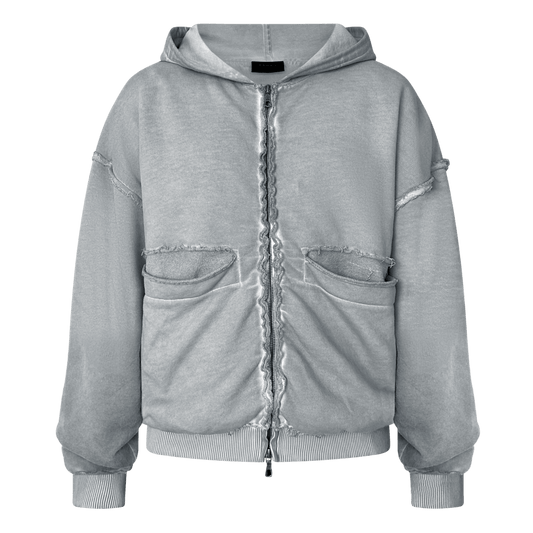 FOLDING ZIP UP - ASH