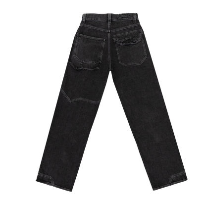 FRAYED DENIM - BLACK (Pre-Sale)