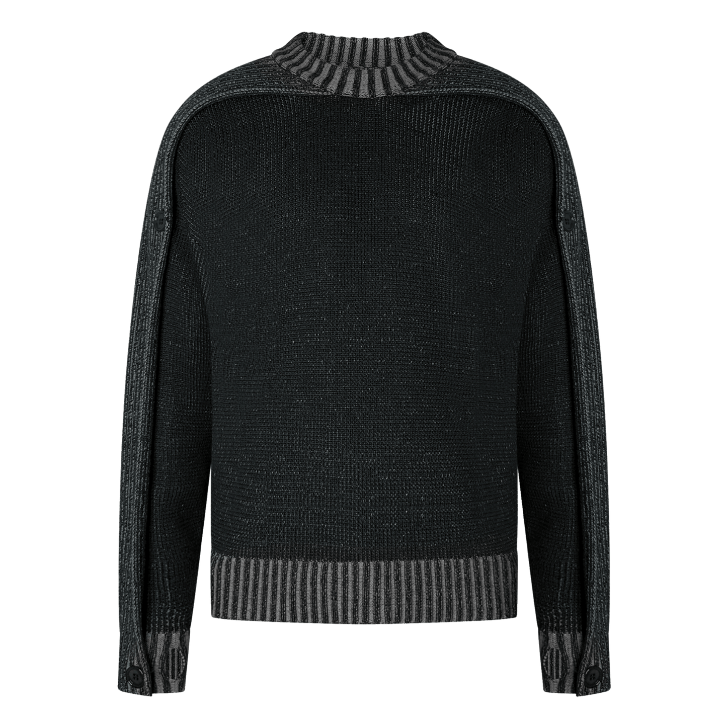 SCARF KNIT - BLACK