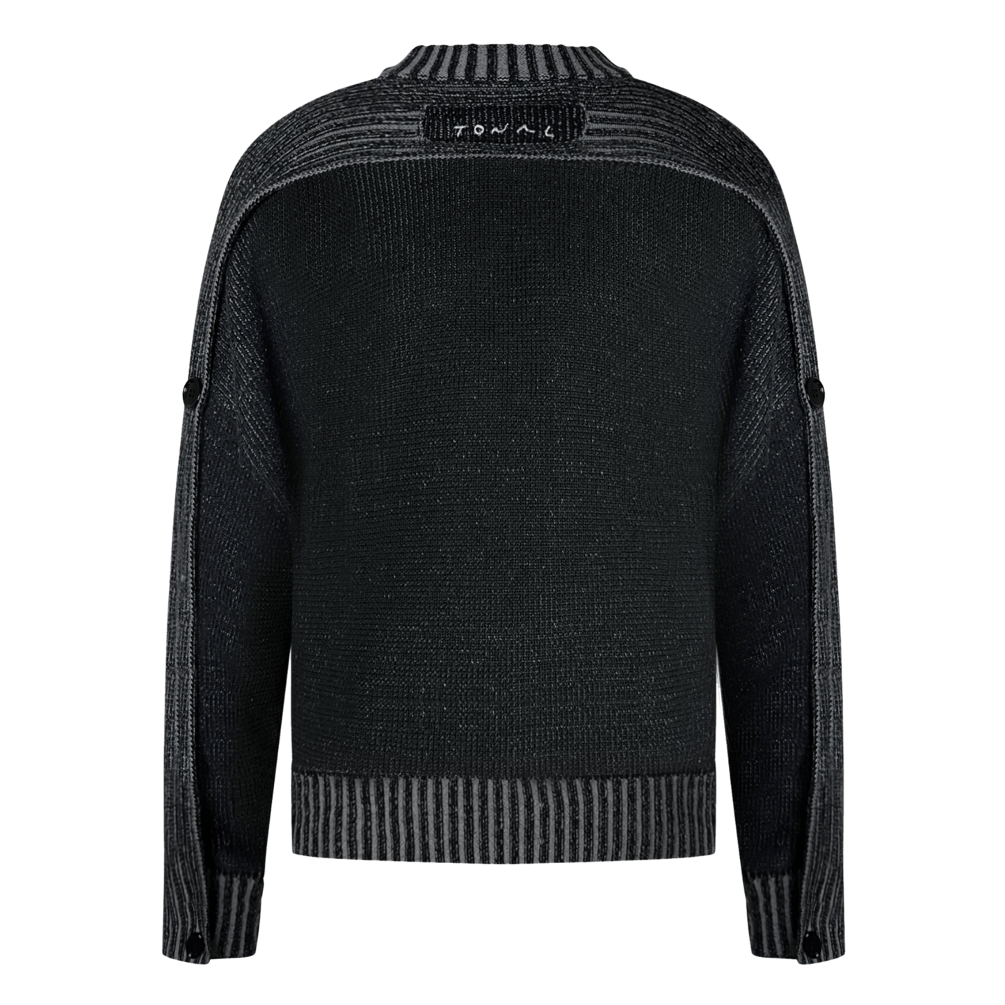 SCARF KNIT - BLACK