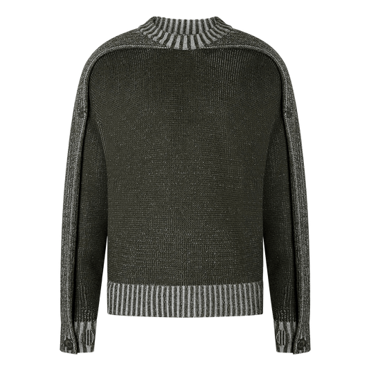 SCARF KNIT - OLIVE