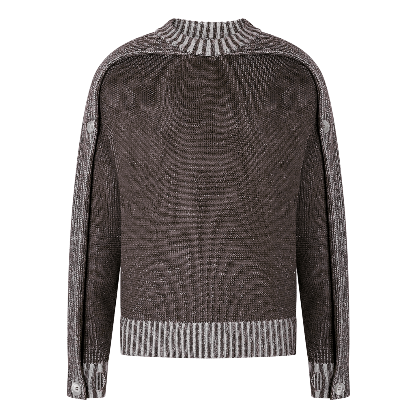 SCARF KNIT - BROWN