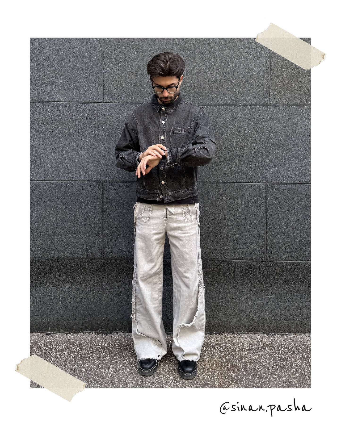 FOLDING DENIM - ASH
