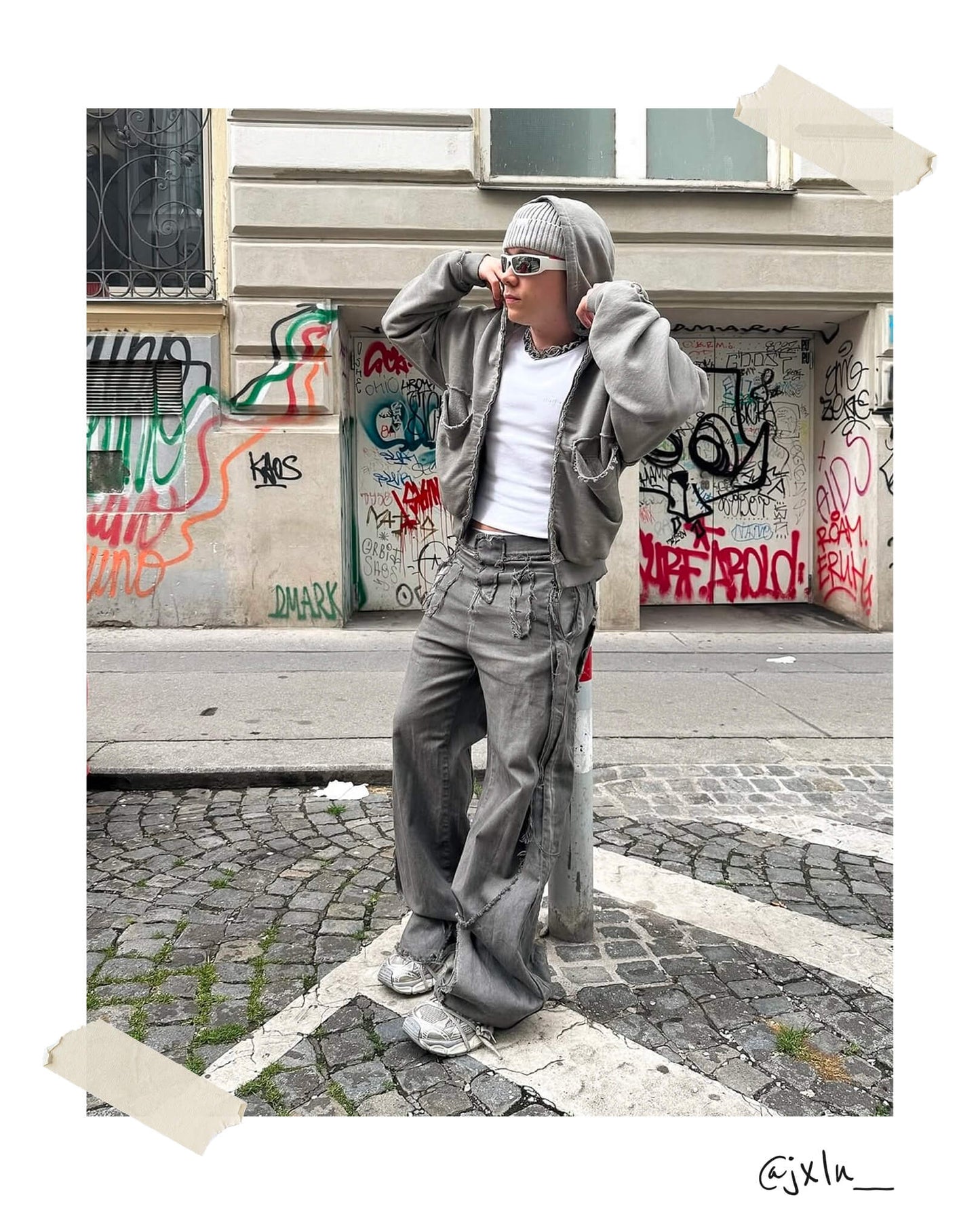 FOLDING DENIM - STONE