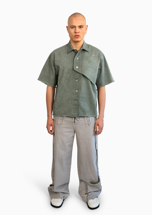 Folding Shirt - Green Slate